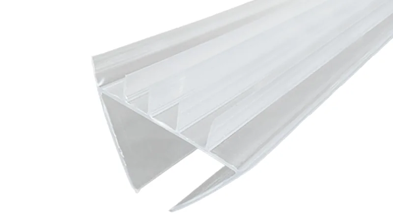 Clear multi-cavity extruded profile