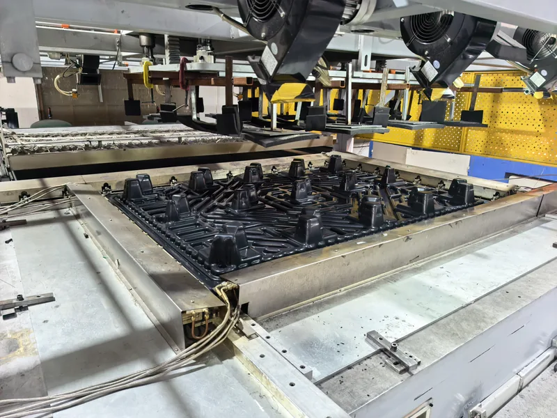 Female cavity mold surface