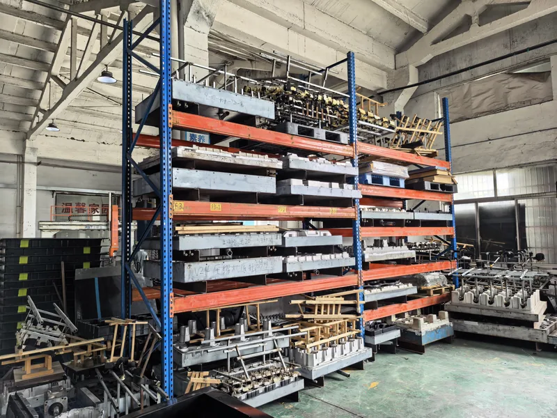 Vacuum forming mold storage racks