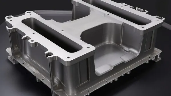 Pressure formed housing detail